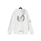 CHH Chrome Heart Hoodie Croqin cotton terry zip-up cardigan hooded sweater