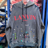 Gallery Dept Hoodie Loose Casual Distressed Hoodie