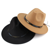 Walter White Fedora Men's and Women's British Fashion Top Hat Warm Felt Hat Gentleman