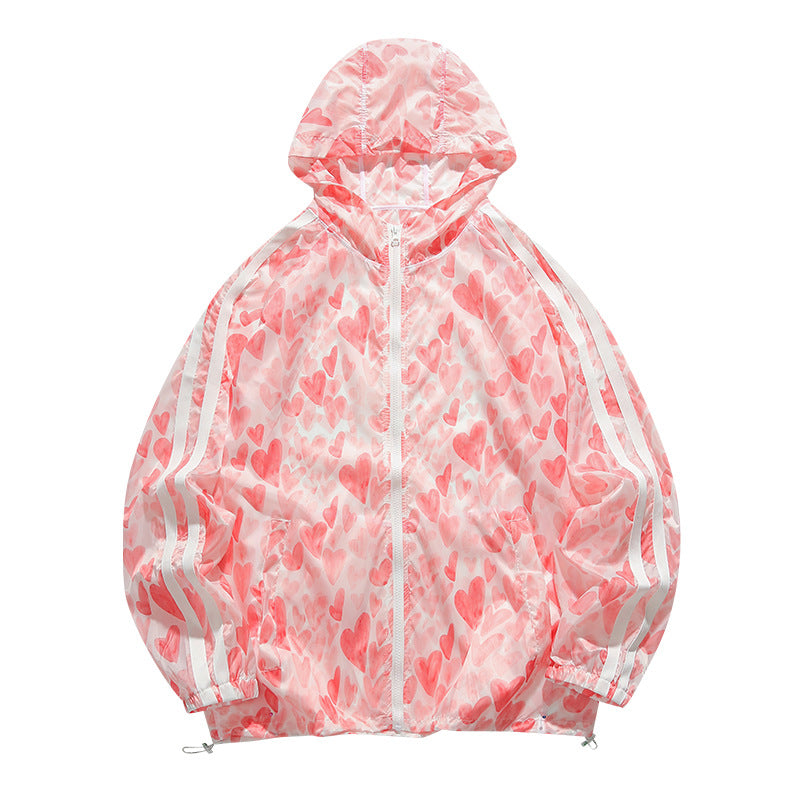 Nasa Sun Protection Shirt Sun Protection Clothing Men's Summer Ultra-Thin Couple Wind Shield