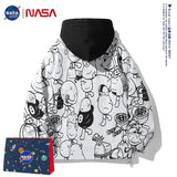 Nasa Jacket Nasa Spring Hooded Jacket Couple Casual
