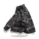 Men's Long-Sleeved Shirt Coat Men's Spring Shirt Casual Jacket Top