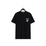 CHH Chrome Heart T Shirts Sanskrit Cross Horseshoe Letter Flower Short Sleeve T-Shirt