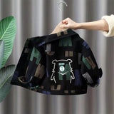 Boy Jacket Boys' Jeans Suit Children's Western Style Fashion Spring Clothes Boys' Jacket Baby Fried Street Jacket