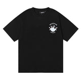 Trapstar T Shirts Trapstar Bowling Print Loose Casual Short Sleeves