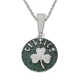 NBA Team Pendants Hip Hop Celtic Ball
