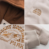 Men Baseball Jacket Spring Hooded Baseball Uniform Male Loose Vintage Casual Jacket Coat