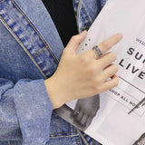 Chrome Heart Ring Men's and Women's Fashion High Street