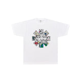 Rock Star T Shirt T-shirt Red Chilli Band Rock American Street Loose Short Sleeve