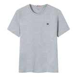 Tommy T Shirts Summer Clothes T-shirt Genuine Solid Color