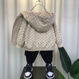 Boy Jacket Boys' Coat Spring and Autumn Western Style Top Clothes Handsome