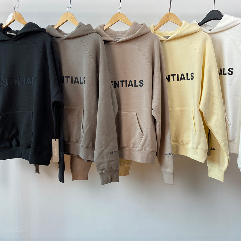 Fog Essentials Hoodie Offset Logo Loose Fleece Sweater