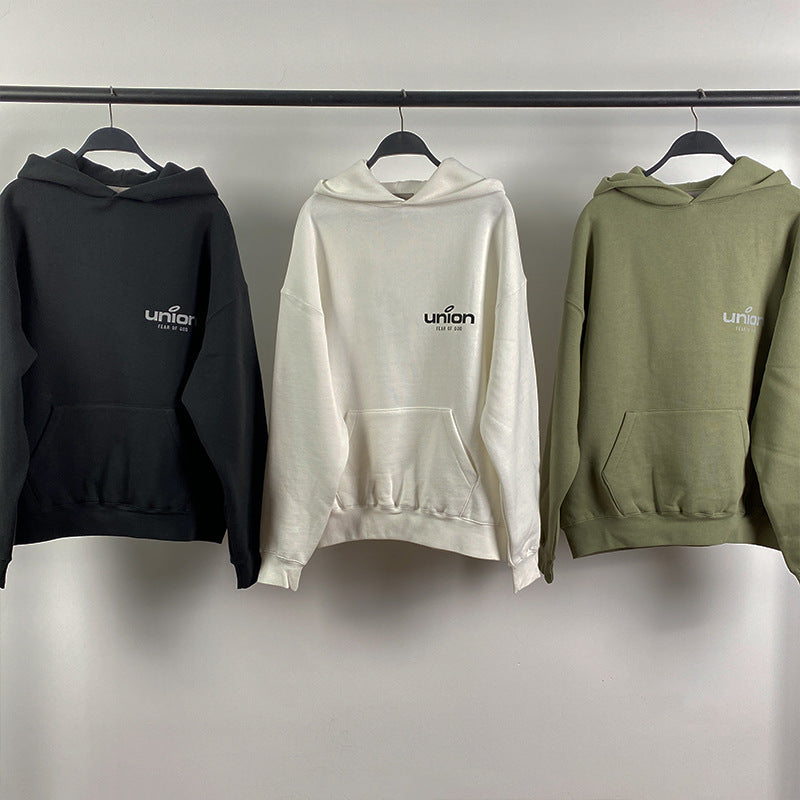 Fog Essentials Hoodie 'Union ' Fleece Loose Hooded Sweater