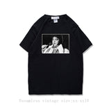 Rock Star T Shirt Printed T-shirt Loose Cotton Men and Women