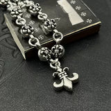 Chrome Heart Bracelet Flower Domineering Classic