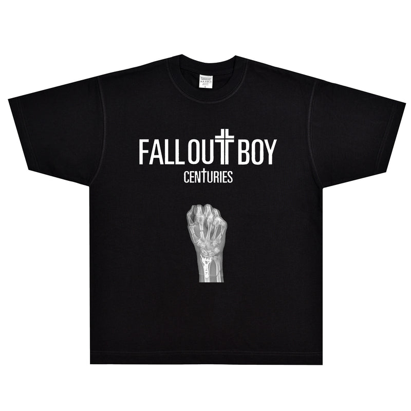 Rock Star T Shirt Fall Out Boy Centuries T-shirt Rock American Style Loose Short Sleeve