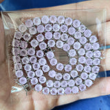 Zircon necklace synthetic colored treasure tennis chain
