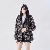 Unisex Baseball Jersey Spring and Autumn Vintage Baseball Uniform PU Leather Jacket