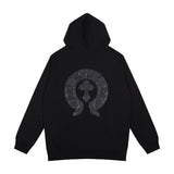 CHH Chrome Heart Hoodie Croix Sweater Diablo Cross Embroidered Zipper