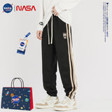Nasa Sweatpants Men Spring and Autumn Trends Track Sweatpants