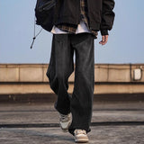 Unisex Jeans Loose Wide Leg Pants Casual Straight