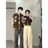 Unisex Baseball Jersey Embroidered Loose Baseball Jacket Couple