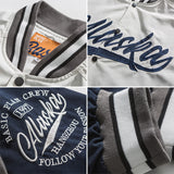 Men's Baseball Jacket Spring Baseball Jacket Men's Loose Cotton Coat Casual Jacket