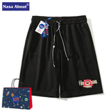 Nasa Shorts Shorts for Men Summer Loose Leisure Sports