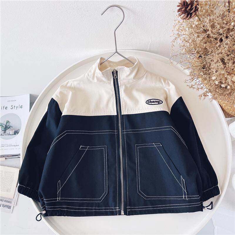 Boy Jacket Boys' Coat Spring and Autumn Korean Style Casual Handsome Children Sports