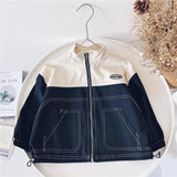Boy Jacket Boys' Coat Spring and Autumn Korean Style Casual Handsome Children Sports