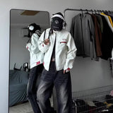 Unisex Baseball Jersey PU Jacket