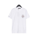 CHH Chrome Heart T Shirts Croix Cross Leather Printed Short Sleeve T-Shirt