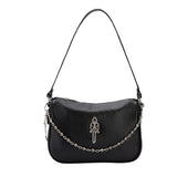 Chh Chrome Heart Leather Bag Cowhide Ladies