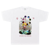Rock Star T Shirt Queen Innuendo T-shirt Queen Band Rock Loose Short Sleeve