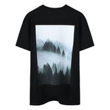 Fog Essentials Tshirts Fear Of God Rock Character Printed Fog Loose Male and Female Couple Short Sleeve T-shirt