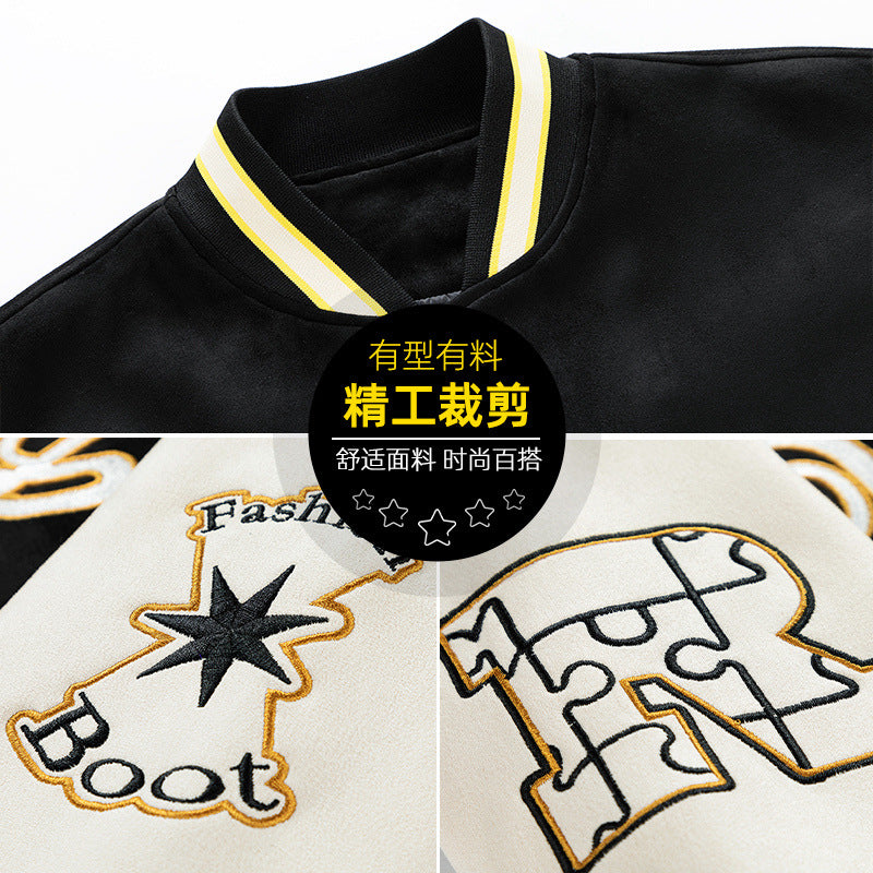 Nasa Jacket Men's Spring and Autumn Fashion Brand Hong Kong Style Coat Korean Style