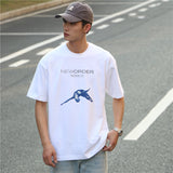 Rock Star T Shirt New Order Nomc15 T-shirt Rock Band Loose Vintage Printed Cotton Short Sleeve