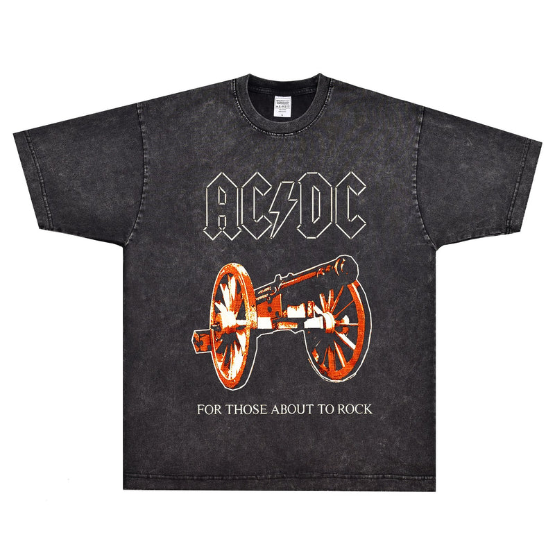 Rock Star T Shirt T-shirt American Retro Loose Short Sleeve