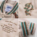 Men's Baseball Jacket Spring Stitching Baseball Uniform Men's Loose Vintage Jacket