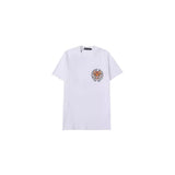 CHH Chrome Heart T Shirts Color Scroll Tiger Head Pattern Short Sleeve T-Shirt