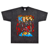 Rock Star T Shirt Kiss Love Gun T-shirt Rock Loose Printed Cotton Short Sleeve