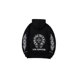 CHH Chrome Heart Hoodie Crow CH Autumn and Winter Trend Brand Sanskrit Cross Hooded Sweater Loose