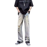 Unisex Jeans American Vibe Ripped Loose Straight