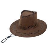 Walter White Fedora Western Cowboy Hat Men's Outdoor Sun Protection Sun Shade Retro Fedora Hat