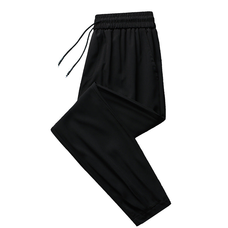 Nasa Sweatpants Black Pants Men's Summer Thin Fashion Brand Student Loose