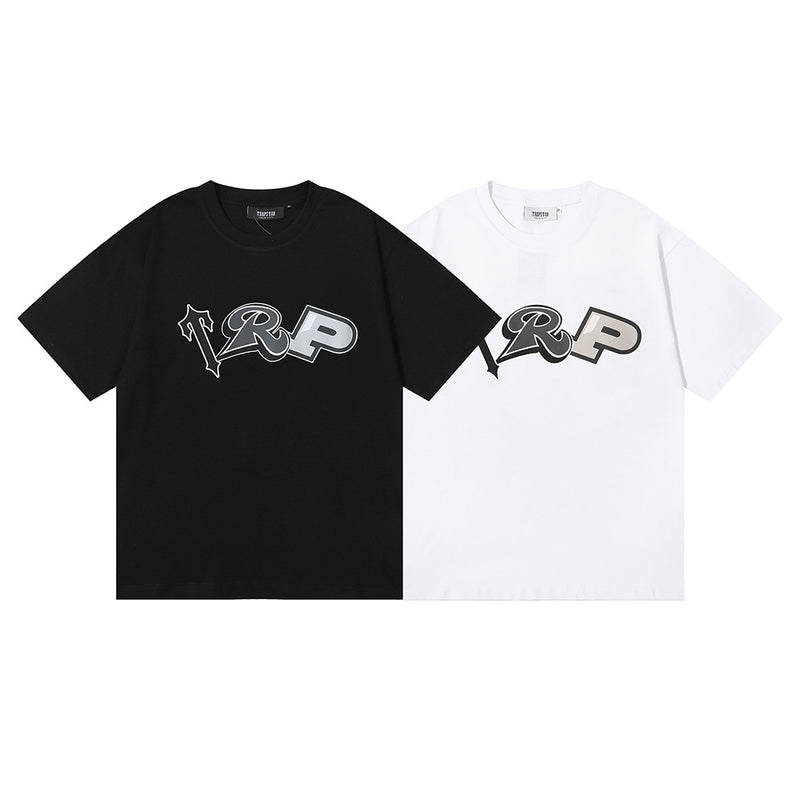 Trapstar T Shirts Trapstar Letter Print Loose Casual Short Sleeve T-Shirt