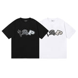 Trapstar T Shirts Trapstar Letter Print Loose Casual Short Sleeve T-Shirt