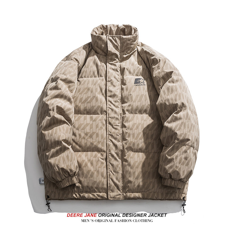 Men Coat Cotton Coat Men's Winter Loose Retro Coat
