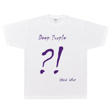 Rock Star T Shirt Deep Purple Band T-shirt Rock American Style Loose Printed Short Sleeve