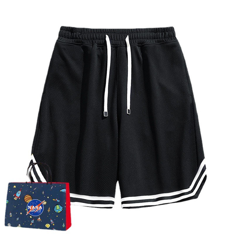 Nasa Shorts Men's Sports Loose Summer Casual Pants